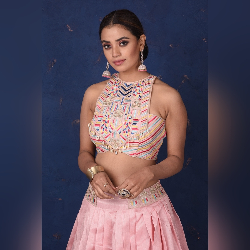 Mauve lehenga